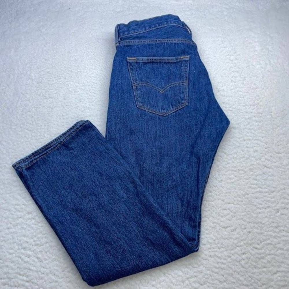Wrangler Jeans Mens 36x32 Cowboy Cut Blue Denim Regular Fit Western Casual 13MWZ